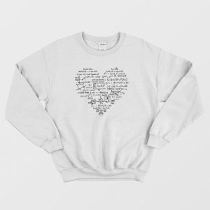 I Heart Math I Love Math Sweatshirt