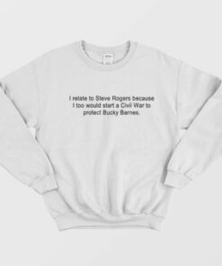 I Relate to Steve Rogers Sweatshirt 2
