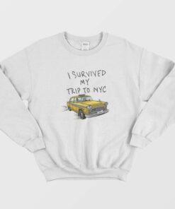 I Survived My Trip To NYC Sweatshirt Tom Holland Spiderman Homecoming 1