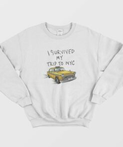 I Survived My Trip To NYC Sweatshirt Tom Holland Spiderman Homecoming 2
