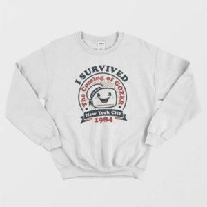 I Survived The Coming Of Gozer New York City 1984 Sweatshirt