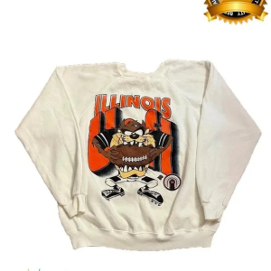 Illinois Fighting Illini X Looney Tunes Vintage Sweatshirt