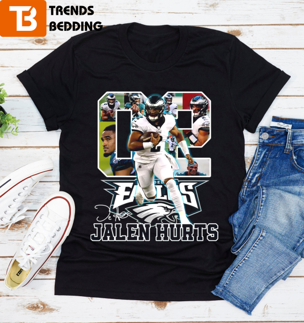 Jalen Hurts Signature Vintage Retro 80s 90s T Shirt