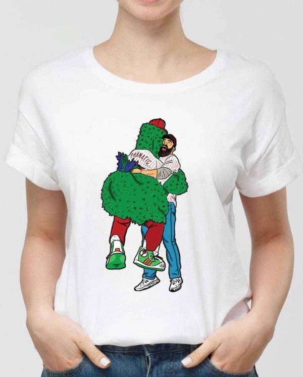 Jason Kelce And Philly Phanatic Hug Unisex T-shirt