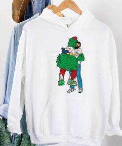 Jason Kelce And Philly Phanatic Hug Unisex T-shirt 1 Jason Kelce And Philly Phanatic Hug Unisex T shirt 2