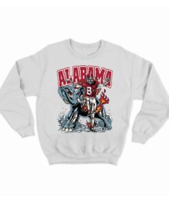 Jaylen Waddle Sana Detroit Alabama Football Shirt 3