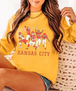 Kansas City Chiefs Vintage Football Crewneck Sweatshirt 1