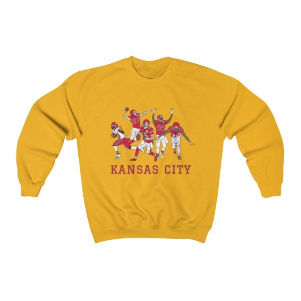 Kansas City Chiefs Vintage Football Crewneck Sweatshirt