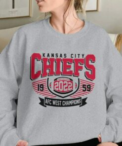 Kansas City Football AFC West Champions 2022 Sweatshirt 1
