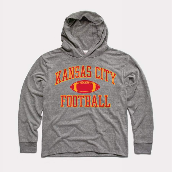 Kansas City Sunday Football Vintage Style Lightweight Hoodie