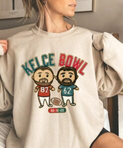 Kelce Bowl Travis Vs Jason Crewneck Sweatshirt For Fan 1
