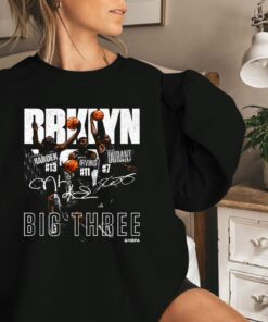 Kevin Durant Kyrie Irving amp James Harden Brooklyn Trio City Sweatshirt 1