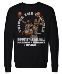 Kevin Durant Kyrie Irving amp James Harden Brooklyn Trio Trouble Sweatshirt 2