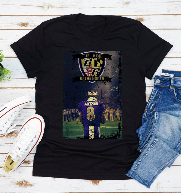 Lamar Jackson The King Of North T-shirt