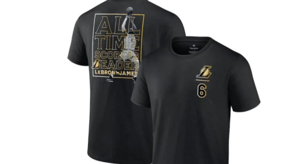 LeBron James All Time Scoring Leader T-shirt 2023