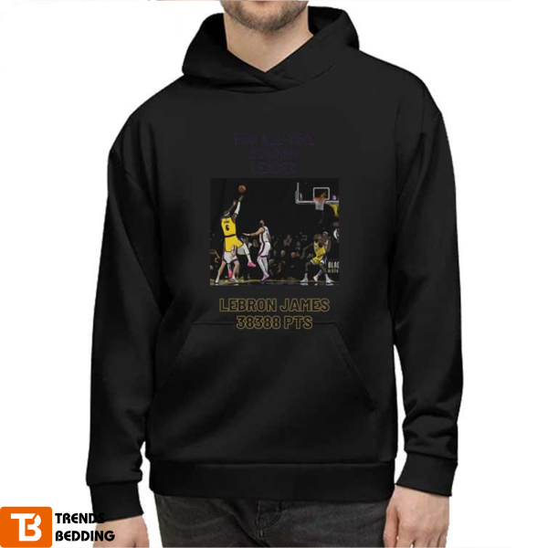 LeBron James NBA All-time Scoring Leader Unisex Hoodie