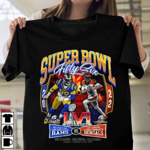 Los Angeles Rams Vs Cincinnati Bengals Super Bowl 2022 T Shirt 4