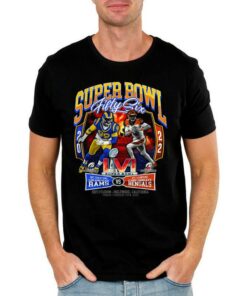 Los Angeles Rams Vs Cincinnati Bengals Super Bowl 2022 T-Shirt 4 Los Angeles Rams Vs Cincinnati Bengals Super Bowl 2022 T Shirt 5