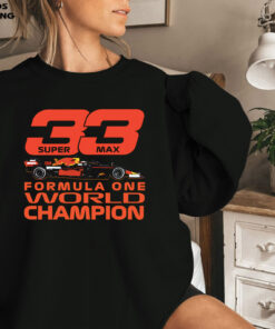 Max Verstappen 33 Formula 1 World Champion Crewneck Sweatshirt 1