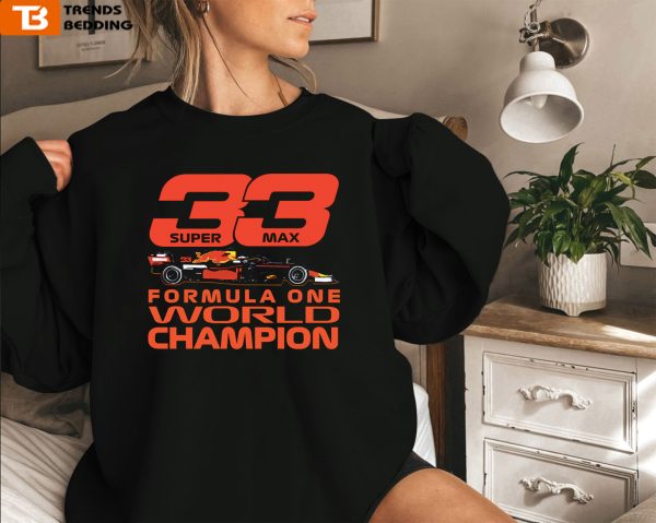 Max Verstappen 33 Formula 1 World Champion Crewneck Sweatshirt