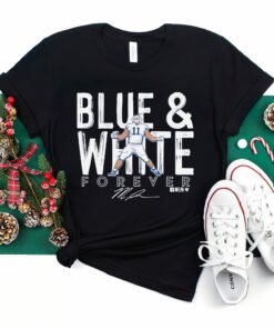Micah Parsons Blue amp White Forever NFL Football Shirt 1