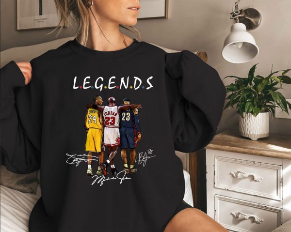 Michael Jordan The Legends 23 Vintage Inspired Throwback NBA Sweatshirt