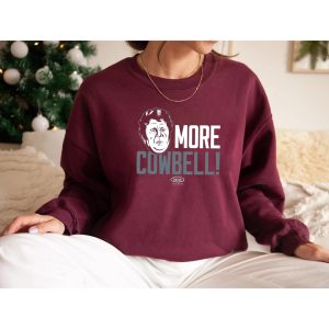 More Cowbell RIP Mike Leach Football Coach Sweatshirt 1