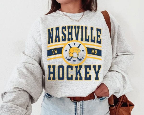 Nashville Predator Hockey Fan Vintage Sweatshirt