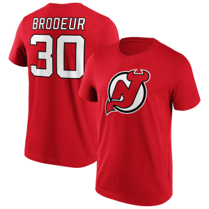 New Jersey Devils Iconic Name &amp Number Graphic T-Shirt