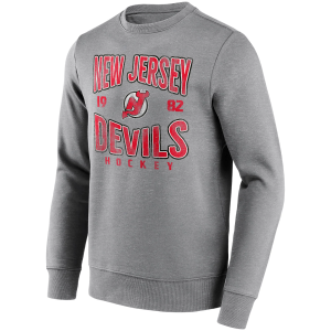 New Jersey Devils NJ Ice Hockey Vintage Crew Sweatshirt