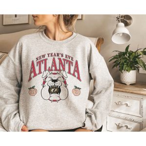 New Years Eve Atlanta Vintage Georgia Crewneck Sweatshirt