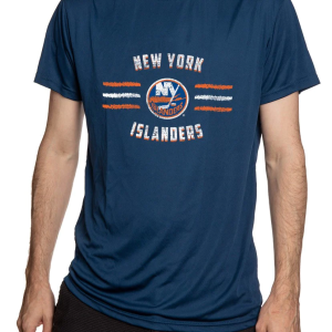 New York Islanders Distressed Lines T-shirt