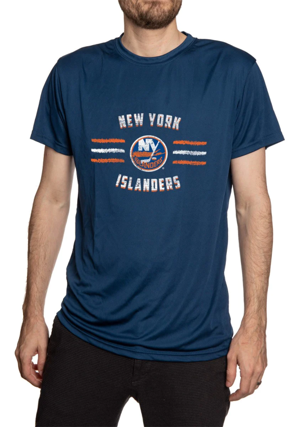 New York Islanders Distressed Lines T-shirt