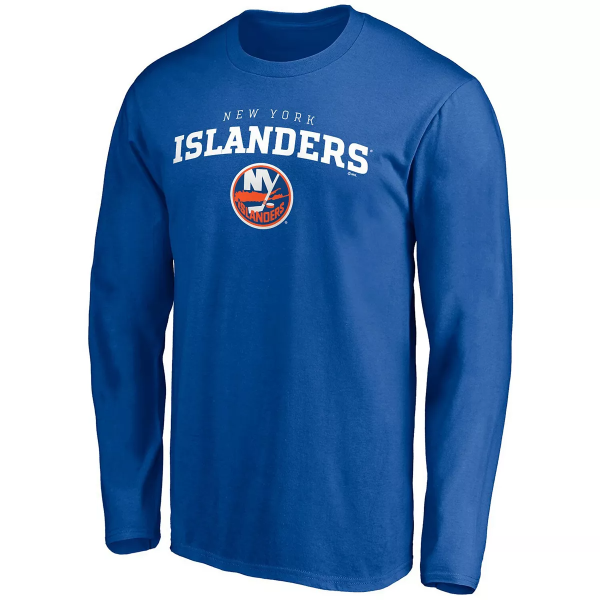 New York Islanders Hockey Team Logo Lockup T-Shirt