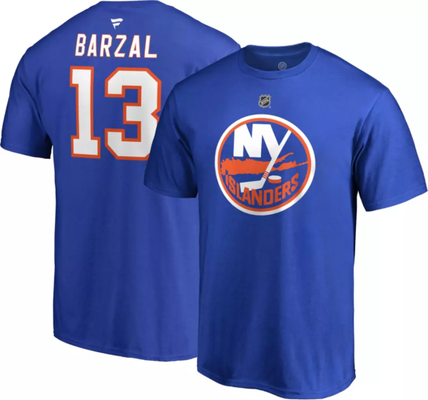 New York Islanders Mathew Barzal #13 Player T-Shirt