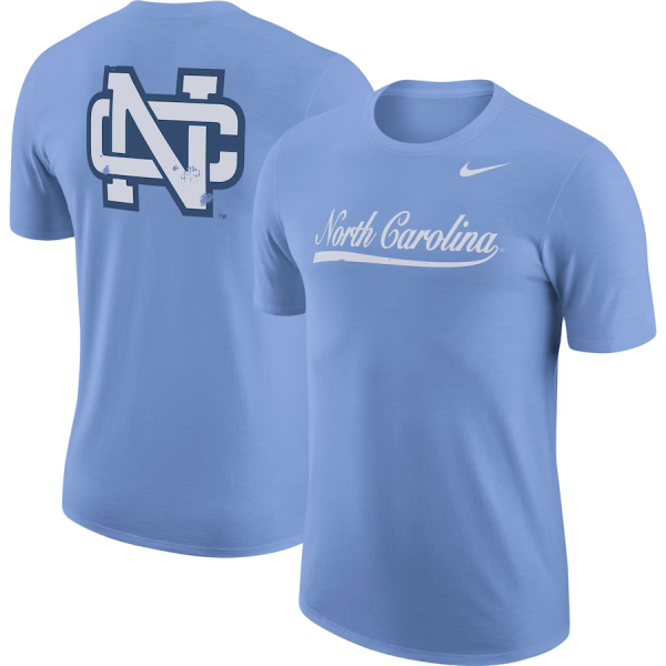 Nike North Carolina Tar Heels 2 Side T-Shirt