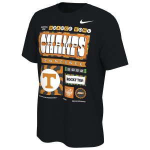 Nike Tennessee Volunteers 2022 Orange Bowl Champions Locker Room T-Shirt