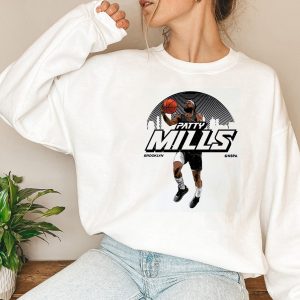 Patty Mills Brooklyn Skyline Sweatshirt 1