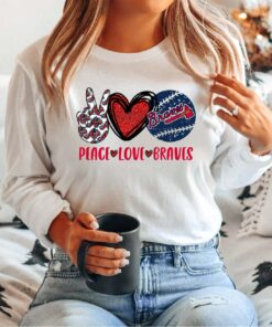 Peace Love Atlanta Braves World Series 2021 Sweatshirt 1