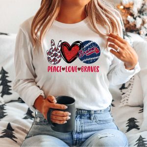 Peace Love Atlanta Braves World Series 2021 Sweatshirt