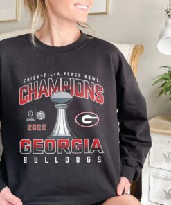 Peach Bowl Champions 2022 Georgia Bulldogs Shirt 1