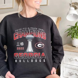 Peach Bowl Champions 2022 Georgia Bulldogs Shirt 1