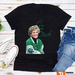 Princess Diana Go Birds Philadelphia Eagles Design T-shirt