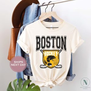 Retro Boston Hockey Shirt For Fans