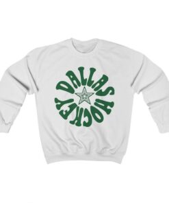 Retro Dallas Stars Hockey Crewneck Sweatshirt Vintage Texas NHL Star Style Apparel 1 Retro Dallas Stars Hockey Crewneck Sweatshirt Vintage Texas NHL Star Style Apparel 2
