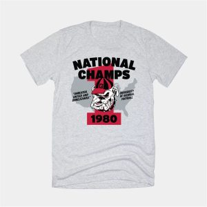 Retro Georgia Bulldogs 1980 National Champs Crewneck Sweatshirt 2