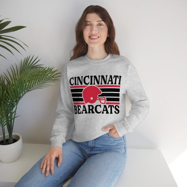 Retro Style Bearcats Football Unisex Heavy Blend Crewneck Sweatshirt