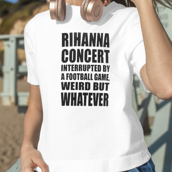 Rihanna Half Time Concert Super Bowl T-shirt