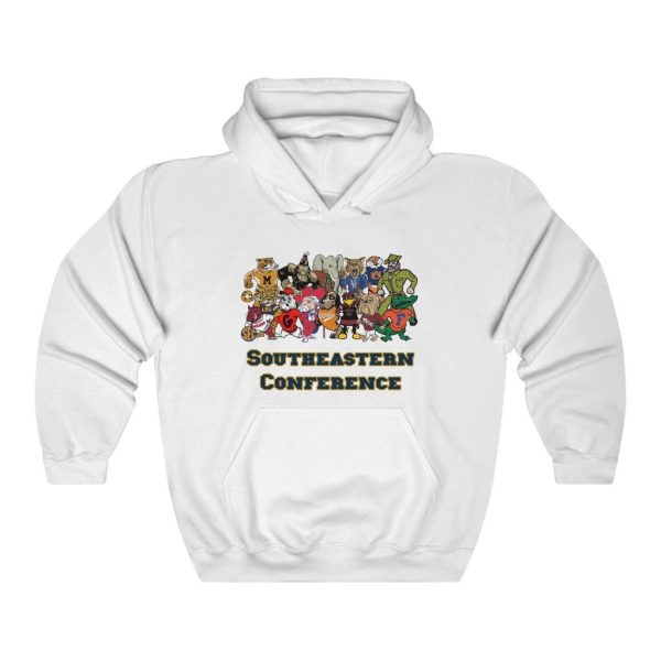 Southeastern Conference SEC Retro Unisex Hoodie Plus Size