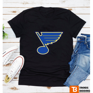 St. Louis Blues Print Logo Vintage 90s T-shirt